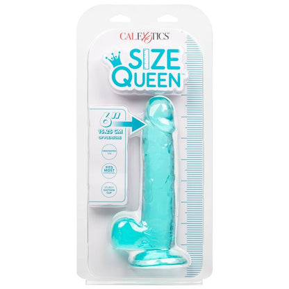 CALEXOTICS - ROZMIAR QUEEN DILDO NIEBIESKI 15,3 CM