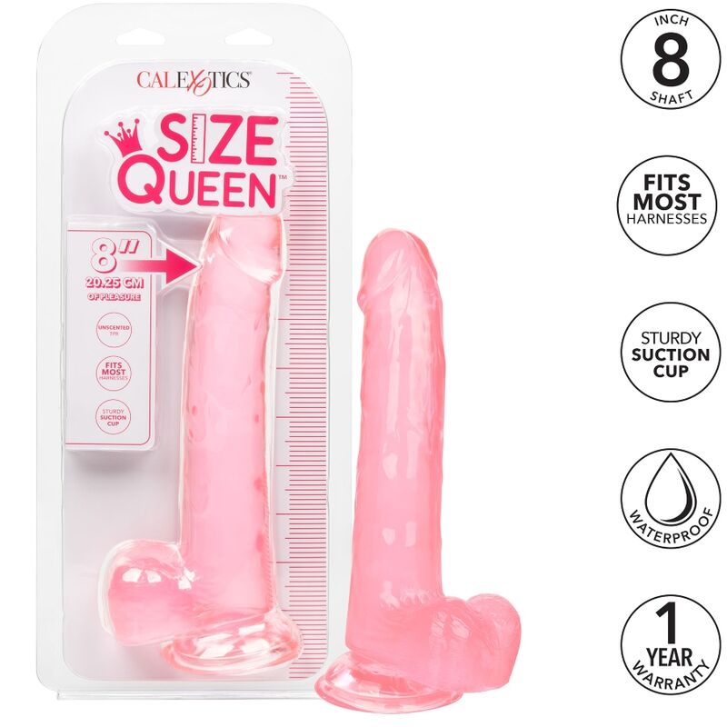 CALEXOTICS - ROZMIAR QUEEN DILDO RÓŻOWY 20,3 CM