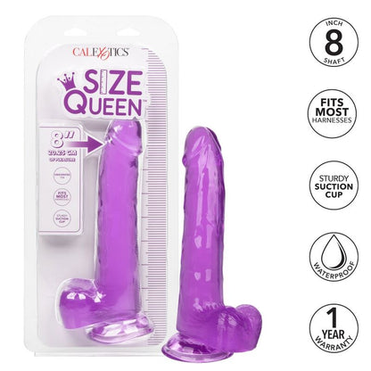 CALEXOTICS - ROZMIAR QUEEN DILDO FIOLETOWY 20,3 CM