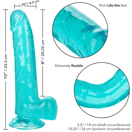 CALEXOTICS - ROZMIAR QUEEN DILDO NIEBIESKI 20,3 CM