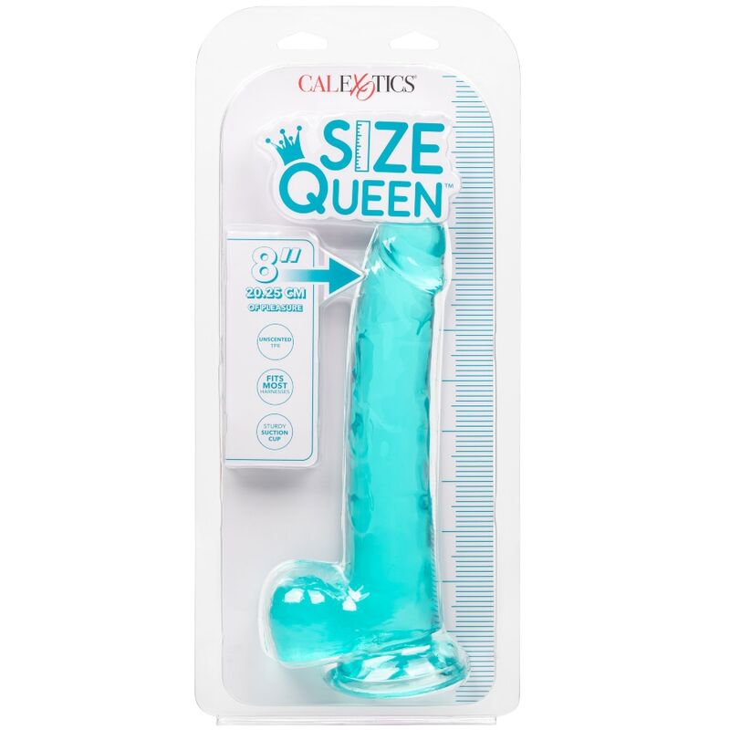 CALEXOTICS - ROZMIAR QUEEN DILDO NIEBIESKI 20,3 CM