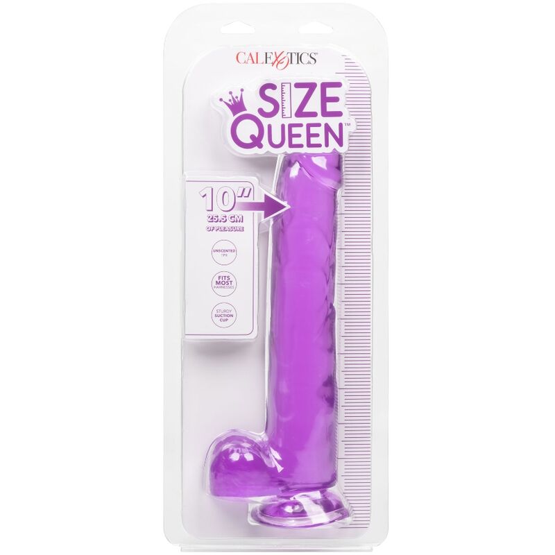 CALEXOTICS - ROZMIAR QUEEN DILDO FIOLETOWY 25,5 CM