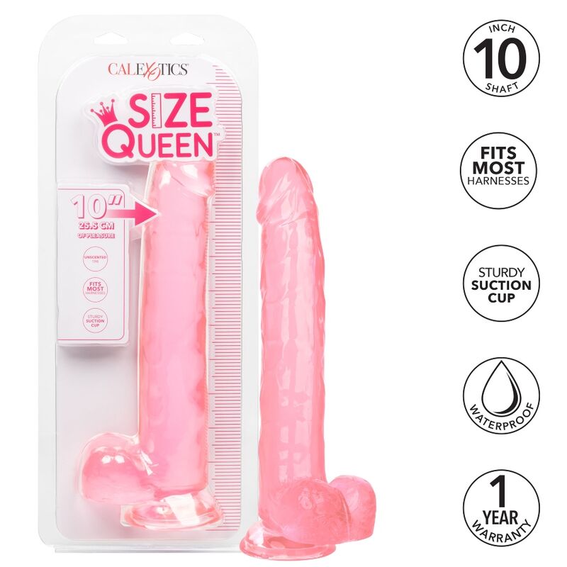 CALEXOTICS - ROZMIAR QUEEN DILDO RÓŻOWY 25,5 CM