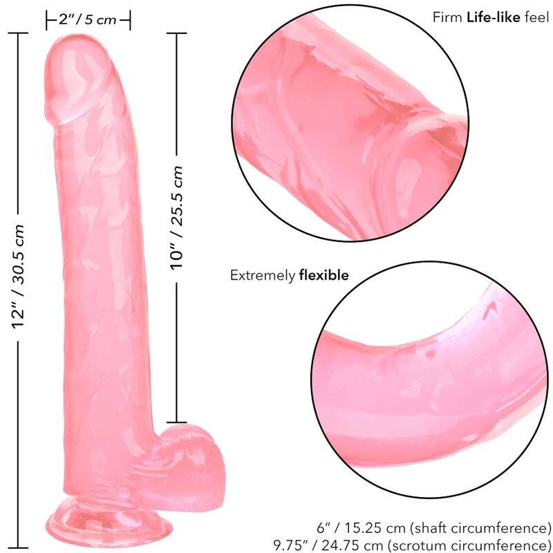CALEXOTICS - ROZMIAR QUEEN DILDO RÓŻOWY 25,5 CM