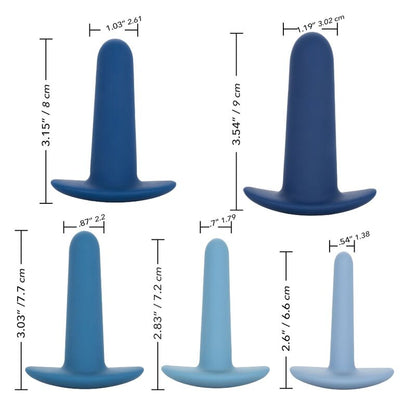 CALEXOTICS - NOSZONY ZESTAW DO TRENINGU ANALNEGO 5 SZTUK