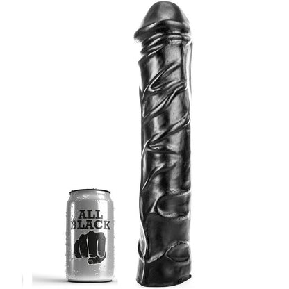 CAŁY CZARNY - OGROMNY MIĘKKI DILDO DO FISTINGU 32 CM