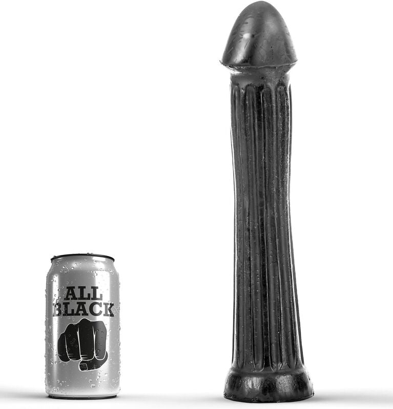 CAŁY CZARNY - WTYK DILDO 31 CM
