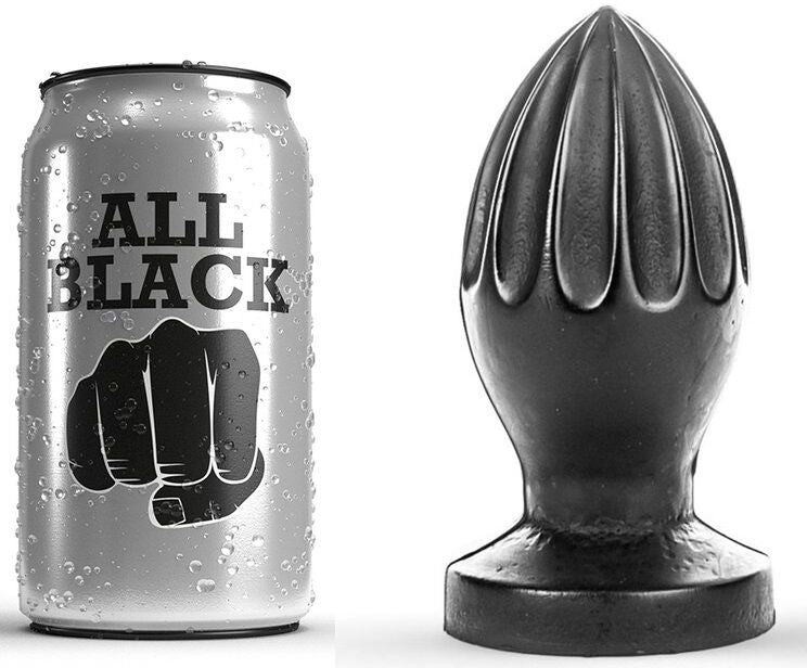 ALL BLACK - WTYCZKA ANALNA 12 CM
