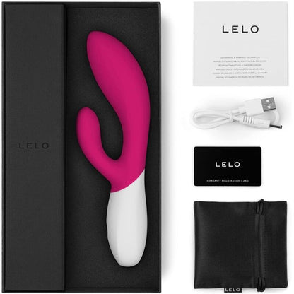 LELO - INA WAVE 2 VBRADOR LUKSUSOWY SPECJALNY RUCH FUKSJA
