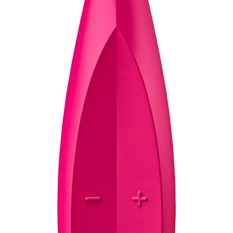 SATISFYER - WIBRATOR Z KOŃCÓWKĄ DO OBROTU, RÓŻOWY