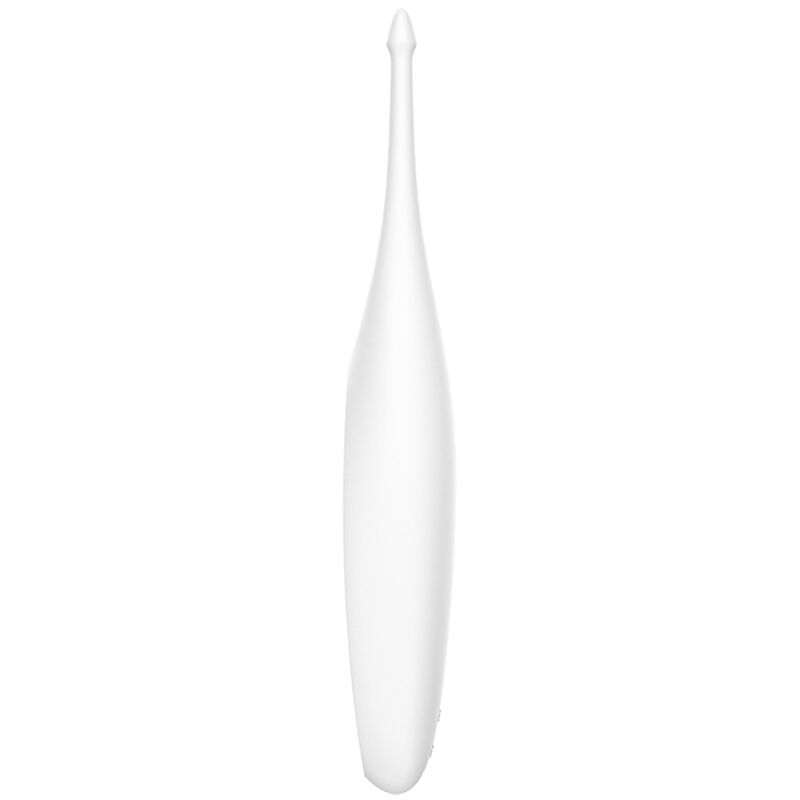 SATISFYER - WIBRATOR Z KOŃCÓWKĄ DO OBROTU, BIAŁY