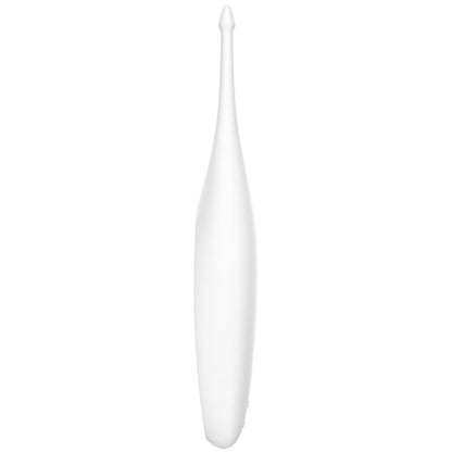 SATISFYER - WIBRATOR Z KOŃCÓWKĄ DO OBROTU, BIAŁY