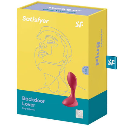SATISFYER - WIBRACYJNA WTYCZKA BACKDOOR LOVER CZERWONA