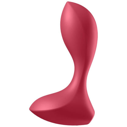 SATISFYER - WIBRACYJNA WTYCZKA BACKDOOR LOVER CZERWONA