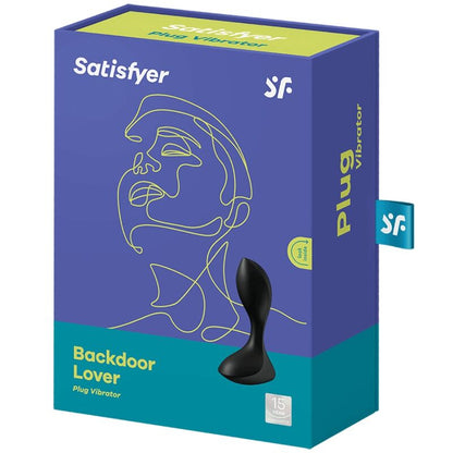 SATISFYER - WIBRACYJNY WTYK BACKDOOR LOVER CZARNY