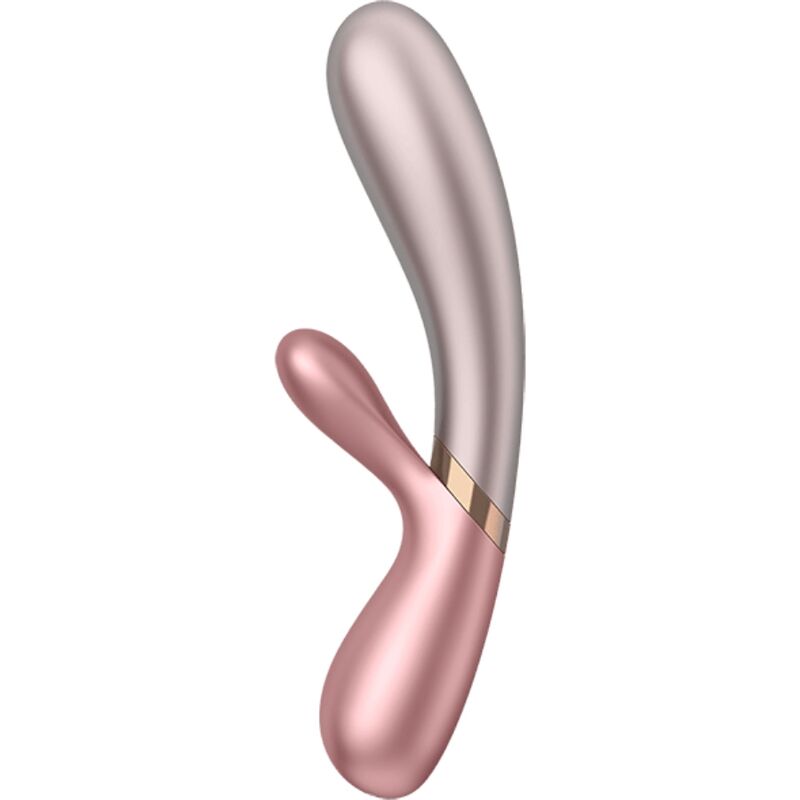 SATISFYER - GORĄCY WIBRATOR DLA MIŁOŚNIKÓW RÓŻOWY I BEŻOWY