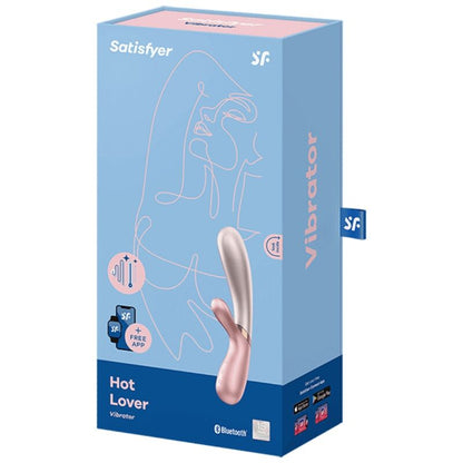 SATISFYER - GORĄCY WIBRATOR DLA MIŁOŚNIKÓW RÓŻOWY I BEŻOWY