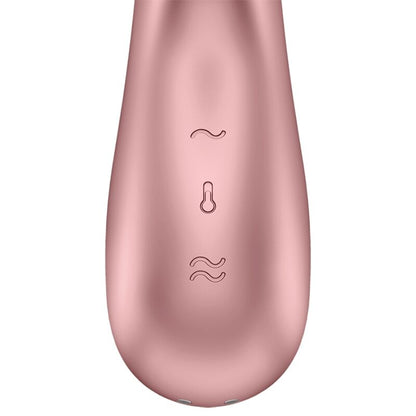 SATISFYER - GORĄCY WIBRATOR DLA MIŁOŚNIKÓW RÓŻOWY I BEŻOWY