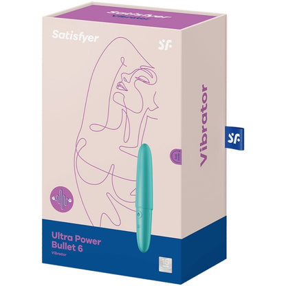 SATISFYER - ULTRA POWER BULLET 6 TURKUSOWY