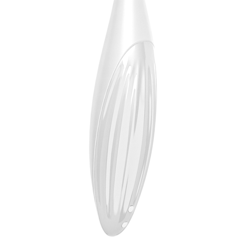 SATISFYER - WIRUJĄCY WIBRATOR Z KOŃCÓWKĄ ŁECHTACZKI, BIAŁY