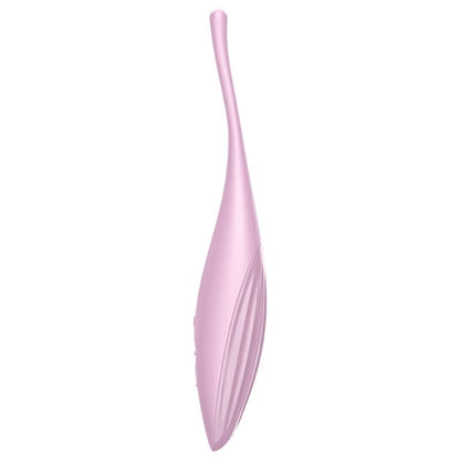 SATISFYER - WIBRATOR Z KOŃCÓWKĄ ŁECHATKI TWIRLING JOY RÓŻOWY