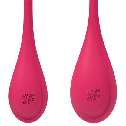 SATISFYER - YONI POWER 1 ZESTAW TRENINGOWY CZERWONY