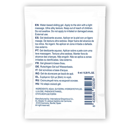 WATERFEEL - NEUTRALNY ŻEL PRZESUWNY NA BAZIE WODY 6 ML