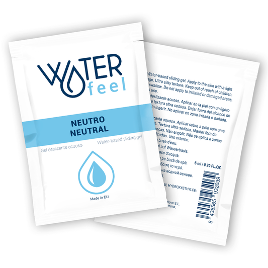 WATERFEEL - NEUTRALNY ŻEL PRZESUWNY NA BAZIE WODY 6 ML