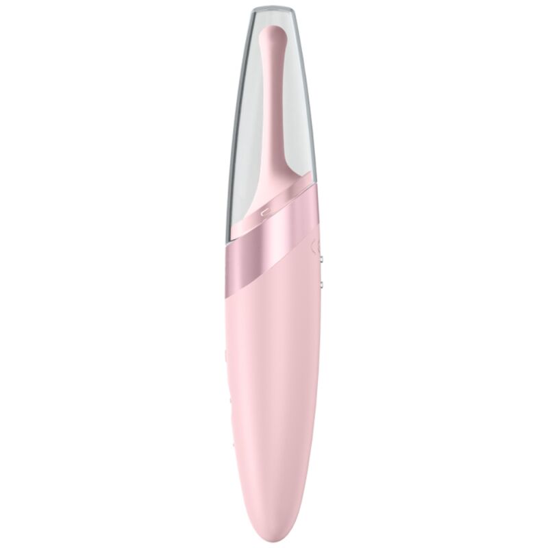 SATISFYER - WIBRATOR Z KOŃCÓWKĄ ŁETWY, RÓŻOWY, Z WIRUJĄCĄ ROZKOSZĄ