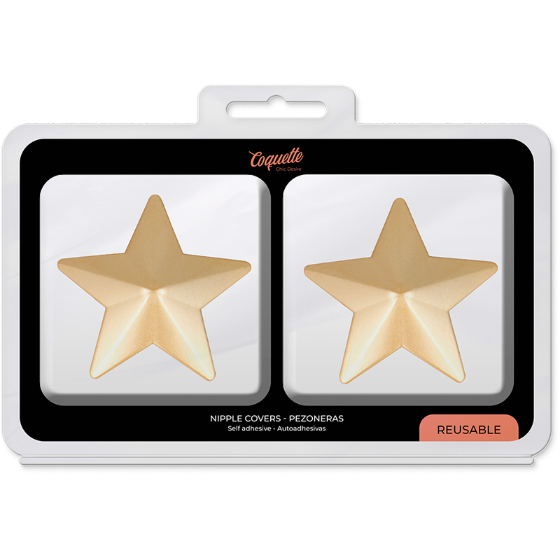 COQUETTE CHIC DESIRE - NAKŁADKI NA SUTKĘ GOLDEN STARS