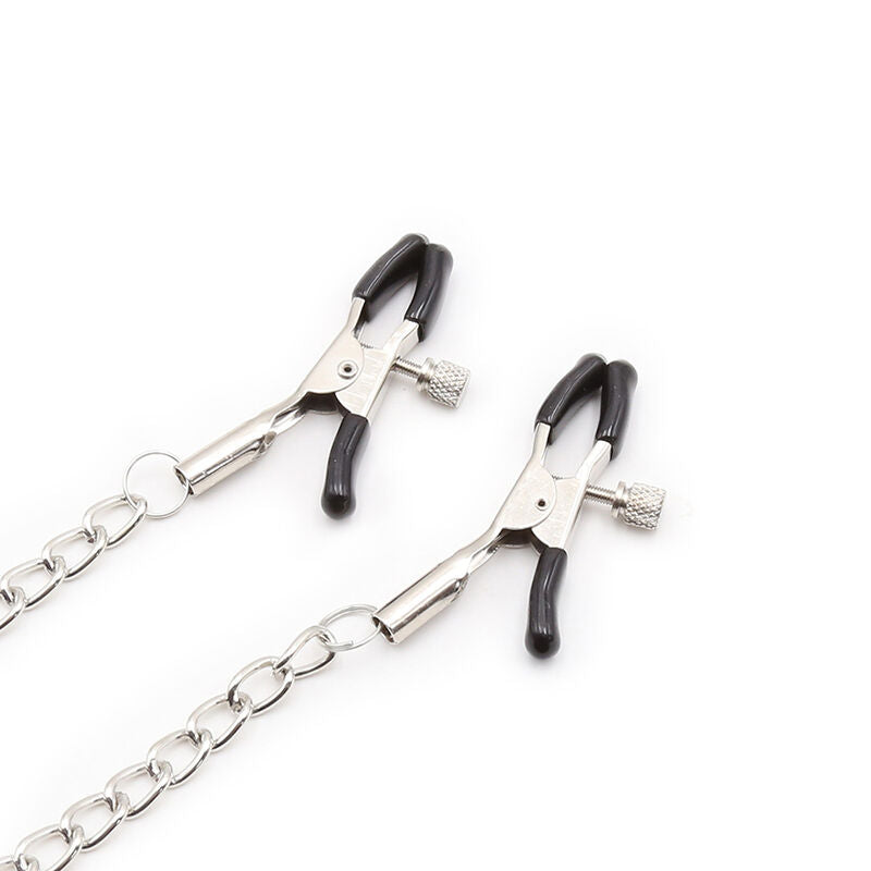 FETYSZ OHMAMA - KNEBEL Z ŁAŃCUCHAMI I ZACISKAMI NA SUTKI