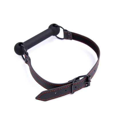 FETYSZ OHMAMA - KNEBEL KOŚCIANY Z PASKIEM PU