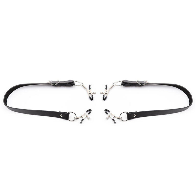 OHMAMA FETISH - ZACISKI NA ŁECHTACZKĘ Z PASKAMI NA NOGI