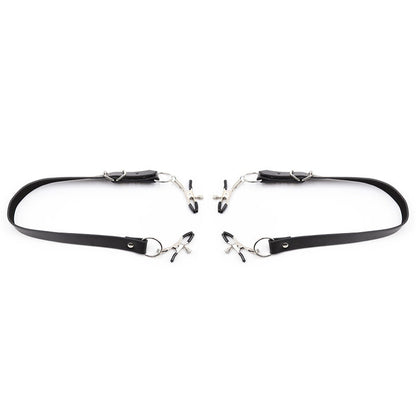 OHMAMA FETISH - ZACISKI NA ŁECHTACZKĘ Z PASKAMI NA NOGI