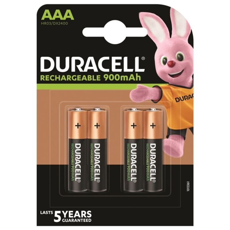 DURACELL - BATERIA AKUMULATOROWA HR03 AAA 900mAh 4 SZTUKI