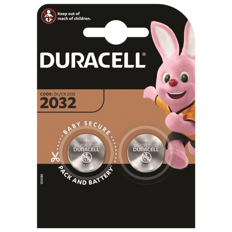 DURACELL - BATERIA PRZYCISKOWA LITIO CR2032 3V 2 SZTUKI