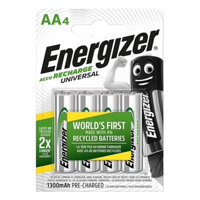 ENERGIZER - UNIWERSALNY AKUMULATOR HR6 AA 1300mAh 4 SZTUKI