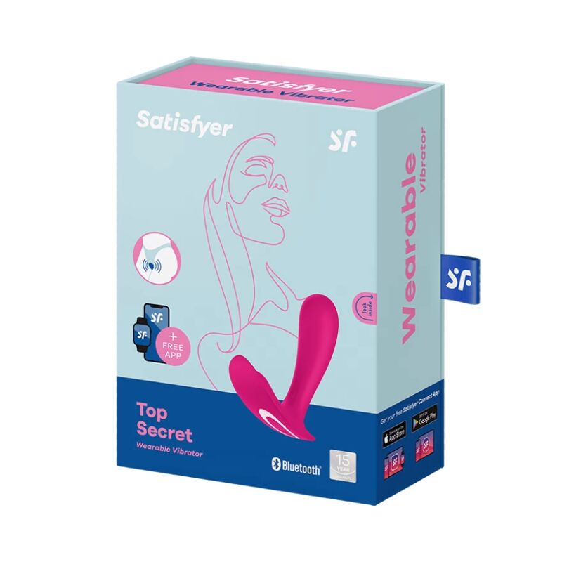 SATISFYER - TOP SECRET WIBRATOR RÓŻOWY