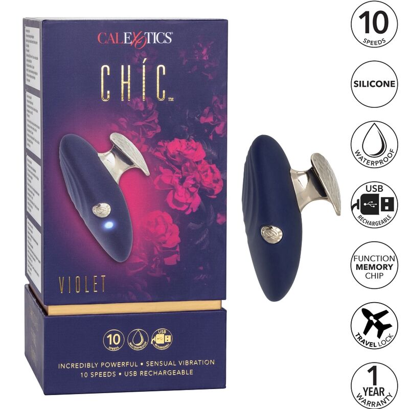 CALEXOTICS - CHIC VIOLET STYMULATOR 10 PRĘDKOŚCI