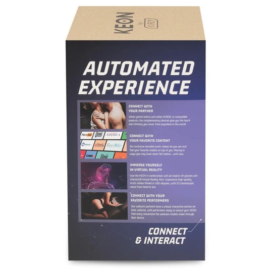 KIIROO - KEON + FEEL NICOLETTE SHEA STROKER + AQUA QUALITY LUBRICANT 50 ML 