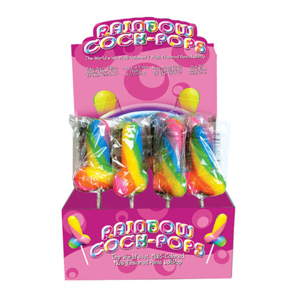 PRIDE - SPENCER &amp; FLEETWOOD RAINBOW COCK LGBT LOLLIPOP
