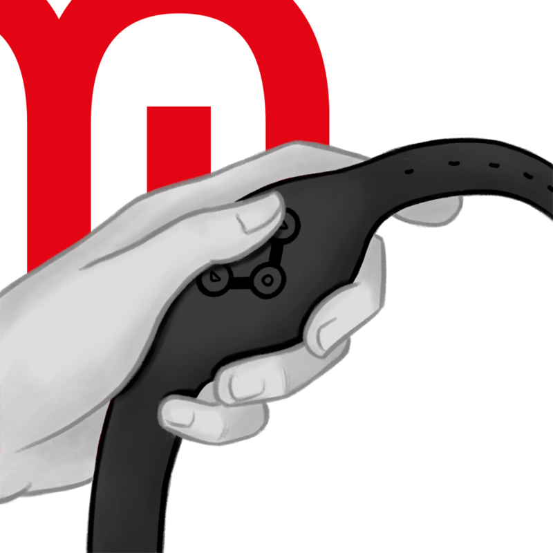 WATCHME - ZEGAREK Z TECHNOLOGIĄ BEZPRZEWODOWĄ JET BLACK