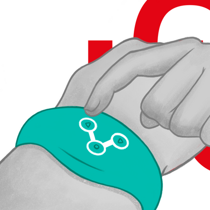 WATCHME - BEZPRZEWODOWY ZEGAREK TECHNOLOGICZNY AQUAMARINE