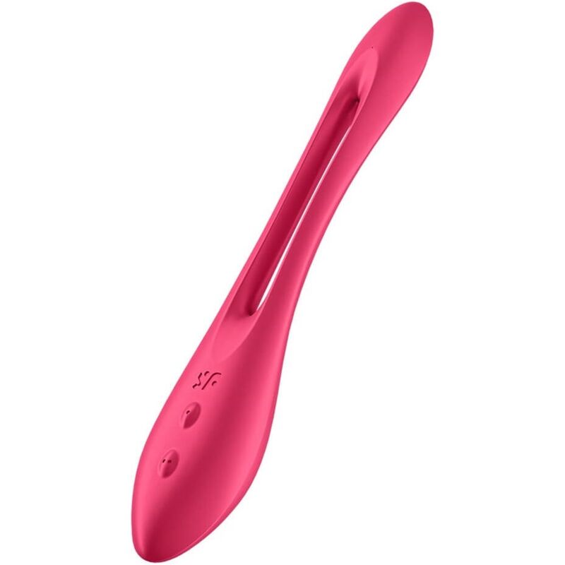 SATISFYER - ELASTIC JOY MULTI WIBRATOR CZERWONY