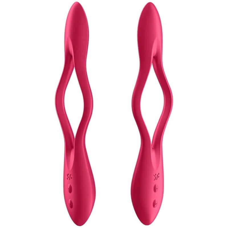 SATISFYER - ELASTIC JOY MULTI WIBRATOR CZERWONY