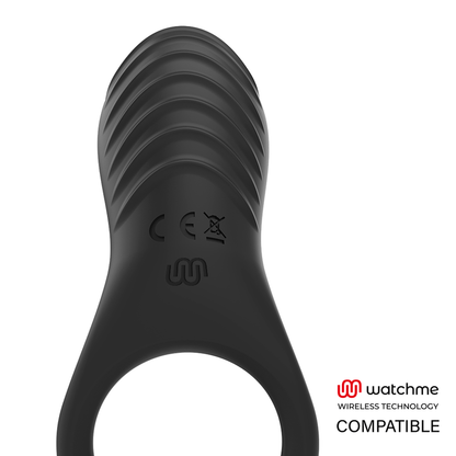 BRILLY GLAM - ALAN PIERŚCIEŃ NA PENISA WATCHME KOMPATYBILNY Z TECHNOLOGIĄ BEZPRZEWODOWĄ