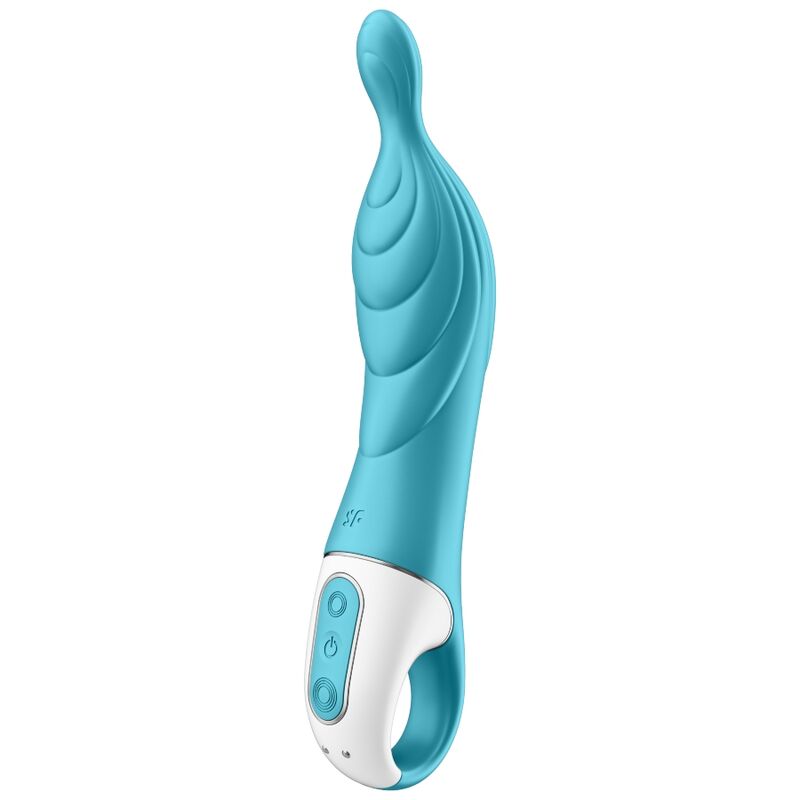 SATISFYER - NIESAMOWITY WIBRATOR Z 2 PUNKTAMI TURKUSOWY