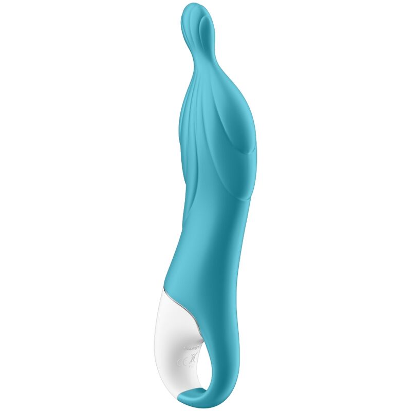 SATISFYER - NIESAMOWITY WIBRATOR Z 2 PUNKTAMI TURKUSOWY