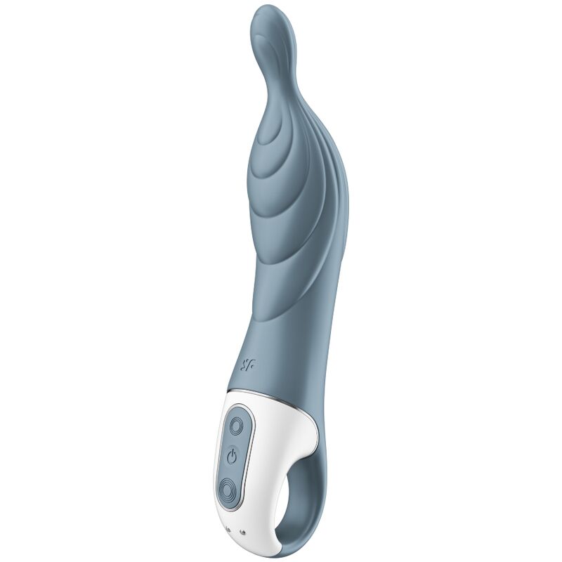 SATISFYER - NIESAMOWITY WIBRATOR Z 2 PUNKTAMI, SZARY
