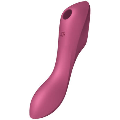 SATISFYER - CURVY TRINITY 3 AIR PULSE WIBRATOR CZERWONY